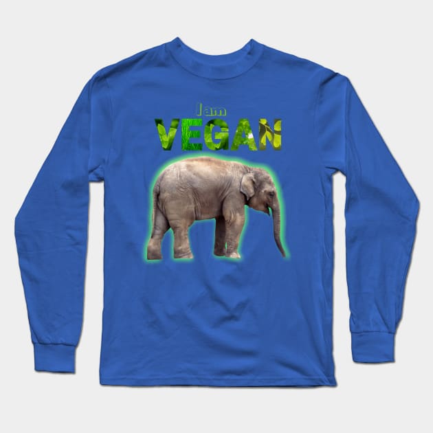 I am vegan Long Sleeve T-Shirt by TeeMyTee